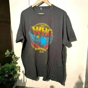 The Who Live In Concert 69 T Shirt  XXL Pacific Short Sleeve